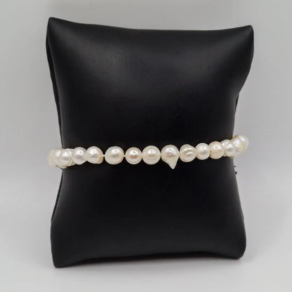 Bracelet Boule 06mm PERLE D'EAU DOUCE A
