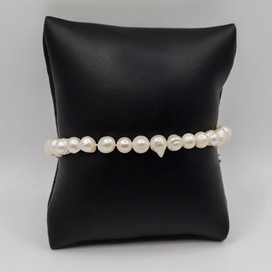 Bracelet Boule 06mm PERLE D'EAU DOUCE A