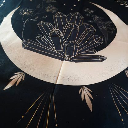 Nappe de Tarot CRISTAUX LUNAIRE