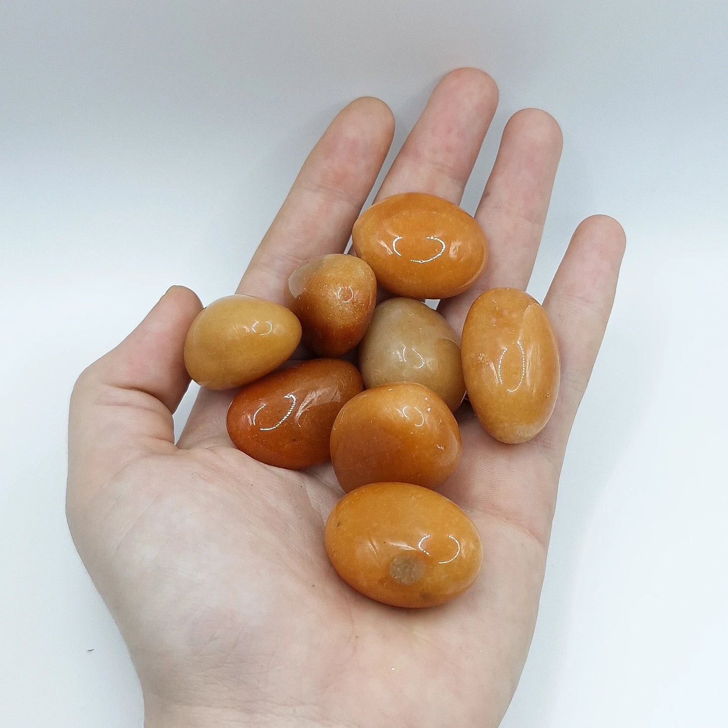 Pierre Roulée AVENTURINE ORANGE A+