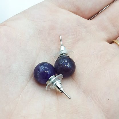 Boucles d'Oreilles AMETHYSTE