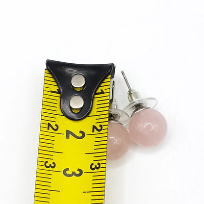 Boucles d'Oreilles QUARTZ ROSE