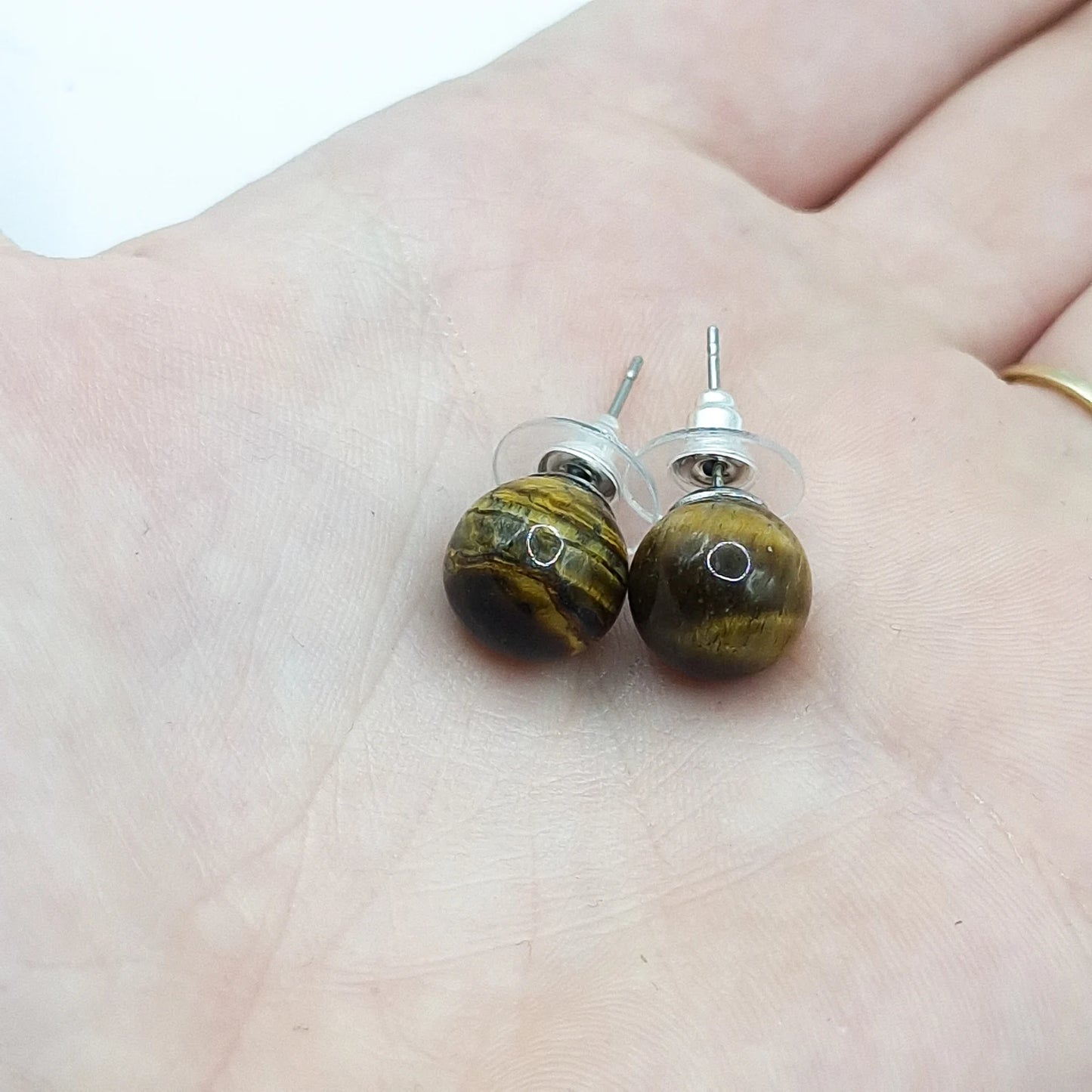 Boucles d'Oreilles OEIL DE TIGRE