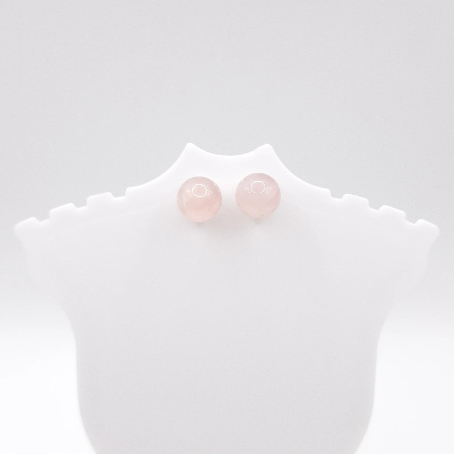 Boucles d'Oreilles QUARTZ ROSE