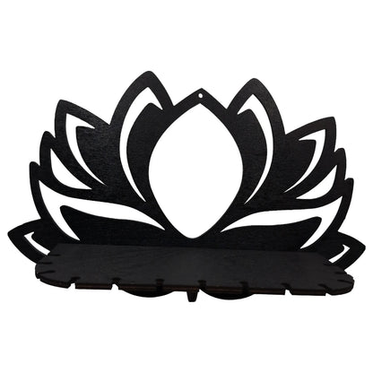 Support à Pendule LOTUS NOIR