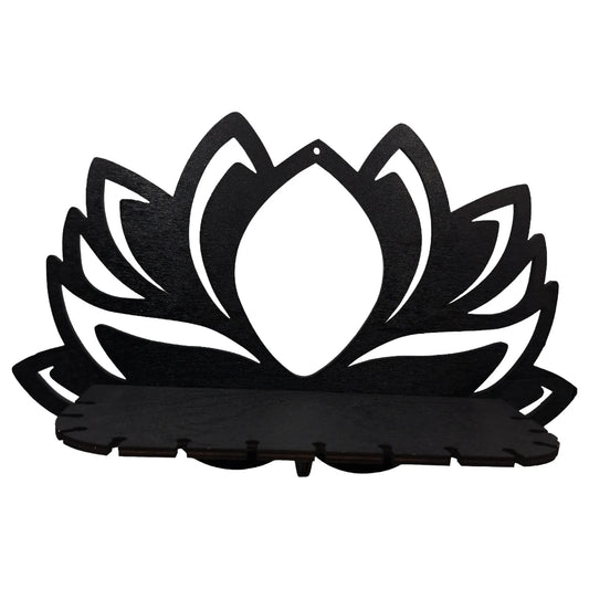Support à Pendule LOTUS NOIR
