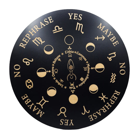 Planche de Radiesthésie FEMME WICCAN