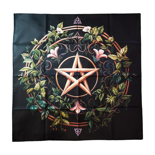 Nappe de Tarot PENTAGRAMME & TRIQUETRA