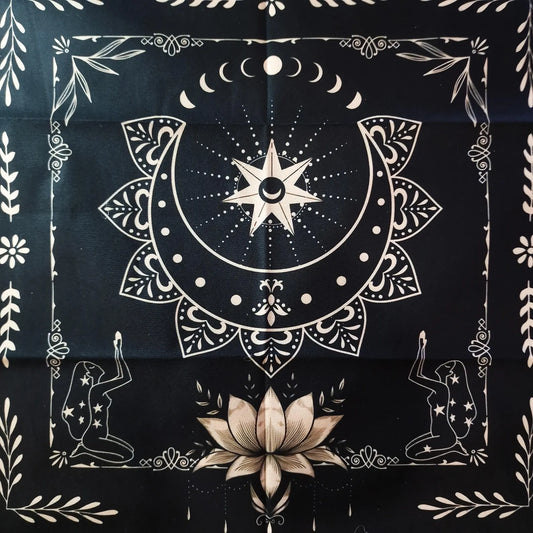 Nappe de Tarot LUNE LOTUS