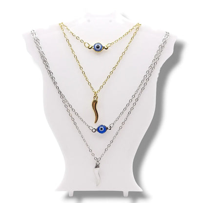 Colliers OEIL CORNE ITALIENNE