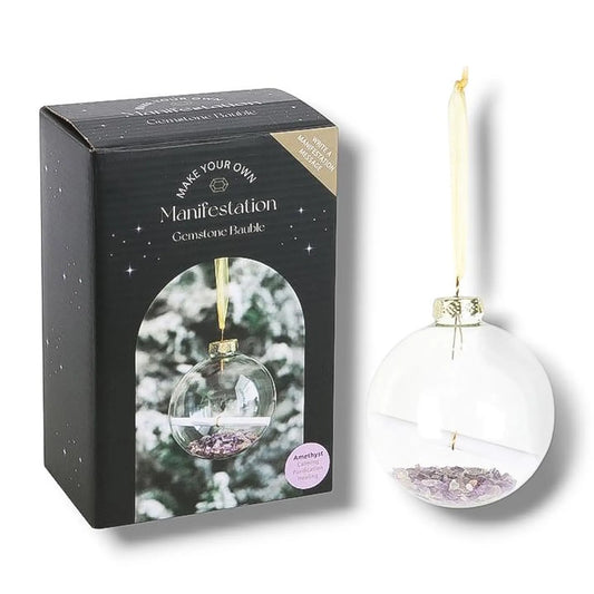 Boule de Noël en Verre AMÉTHYSTE