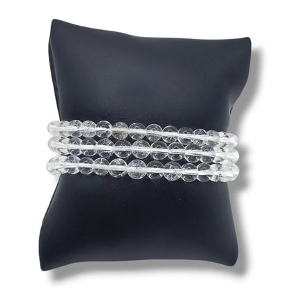 Bracelet Boules 06mm CRISTAL DE ROCHE A