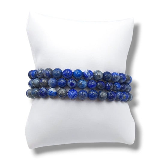 Bracelet Boules 06mm LAPIS LAZULI