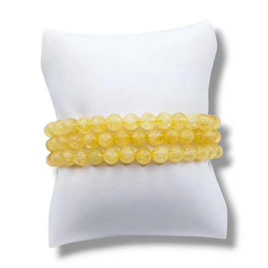 Bracelet Boule 06mm CITRINE CHAUFFEE