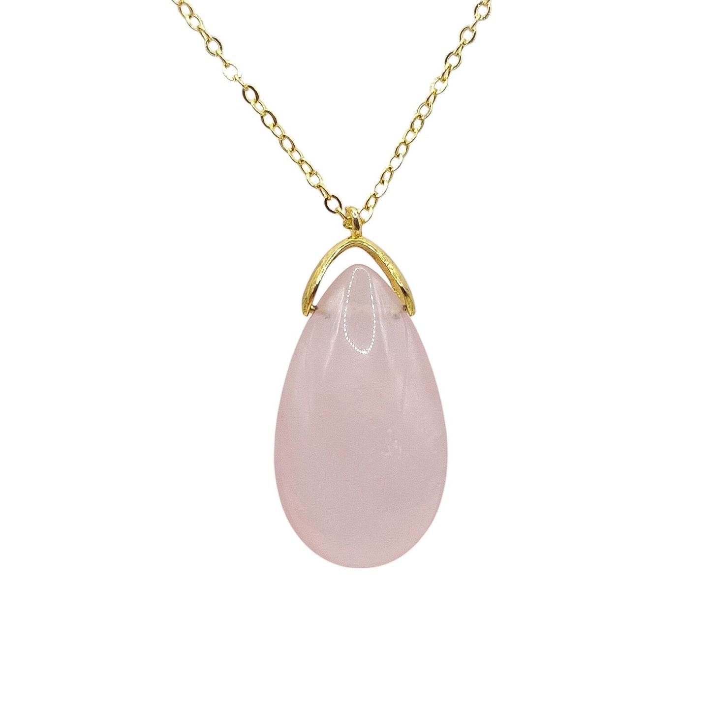 Collier Sautoir QUARTZ ROSE A