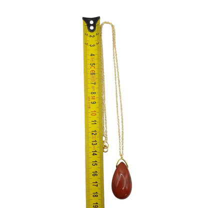 Collier Sautoir JASPE ROUGE A