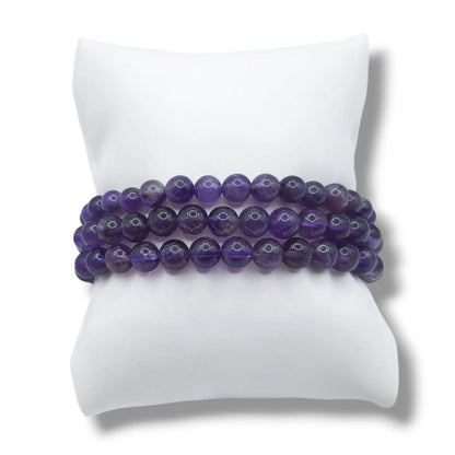 Bracelet Boule 06mm AMETHYSTE A