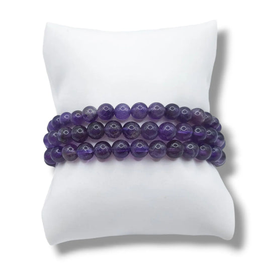 Bracelet Boule 06mm AMETHYSTE A