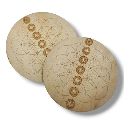 GRAINE DE VIE 7 CHAKRAS EN BOIS