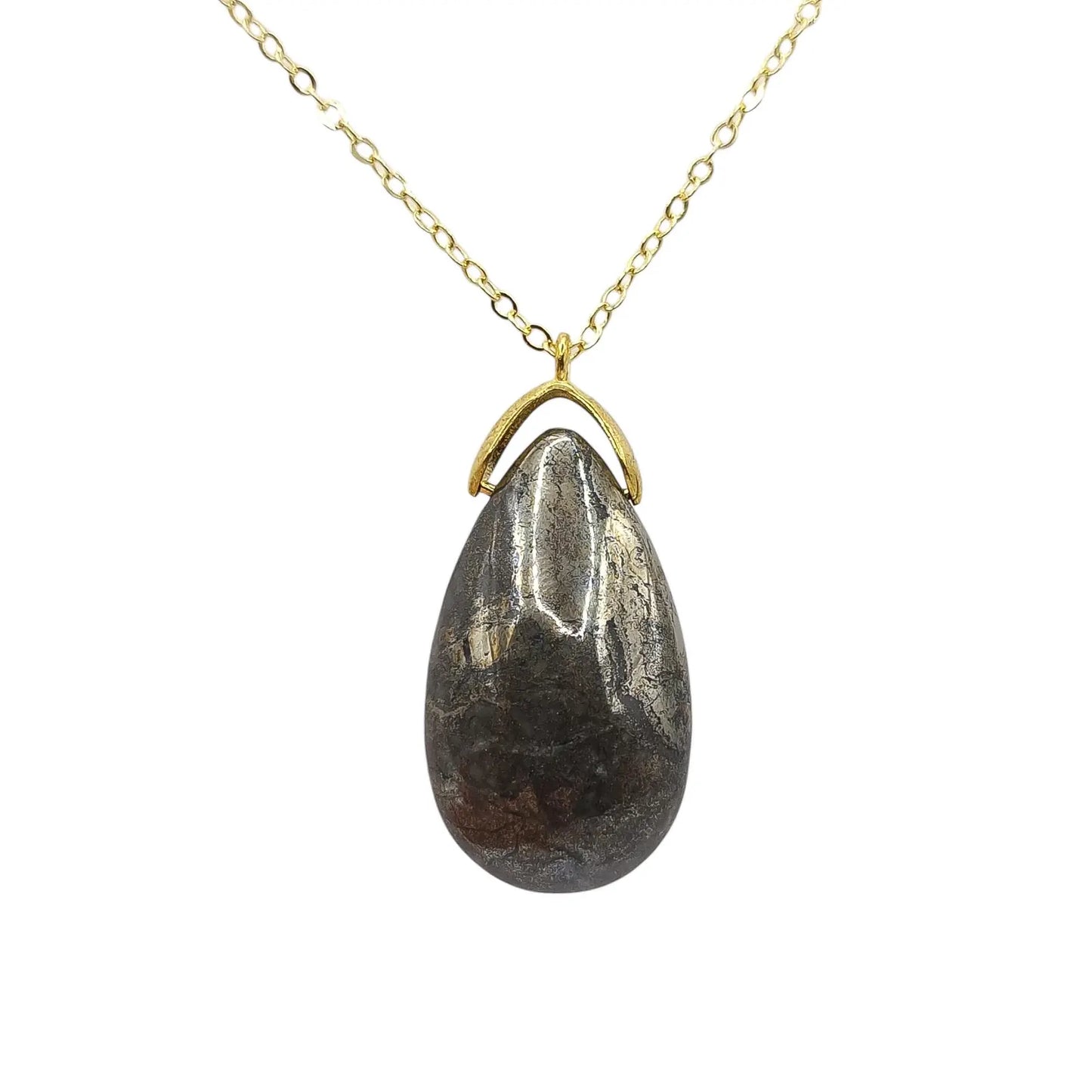 Collier Sautoir PYRITE A+