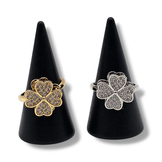 Bague Anti Stress TREFLE 4 FEUILLES
