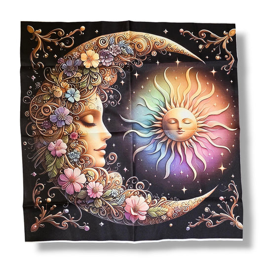 Nappe de Tarot SOLEIL LUNE