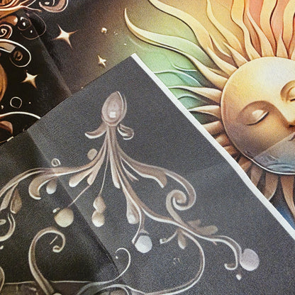 Nappe de Tarot SOLEIL LUNE